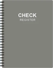 Check Register – A5 Check Book Register Books with Check & Transaction Registers