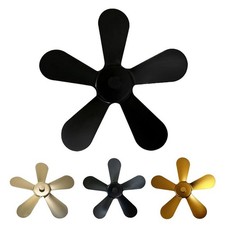 5-Blade Heat Powered Stove Fan Burner Eco Fan Quiet Home Fireplace Fan Efficient