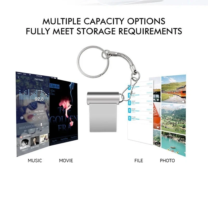 USB Stick 4GB 8Gb 16GB 32GB 64GB 128GB USB Stick super klein Mini USB Stick - Bild 2 von 4