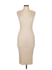 Olive and Oak Women Brown Casual Dress L