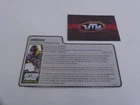 Vintage G.I. Joe Action Force Snake Eyes v2 File Card H-1 1985