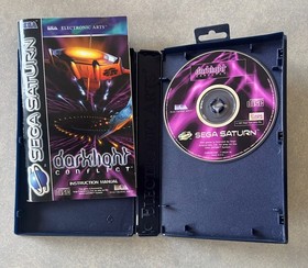 Sega Saturn - Darklight Conflict - boxed game with manual - tested working