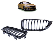 Sportgrill Kühlergrill Single passend für BMW 4er F32 / F33 / F34 13-21 Hochglan