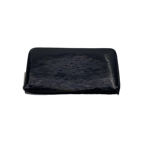 Louis Vuitton Zippy Wallet Epi Leather Black Men's Pre-owned From Japan