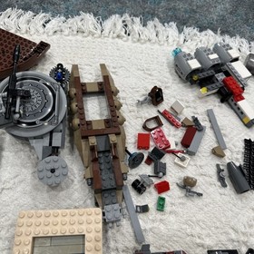 Huge LEGO Star Wars Parts Lot &ndash;Jabba&rsquo;s Sail Barge, Landspeeder, Hovertank + More