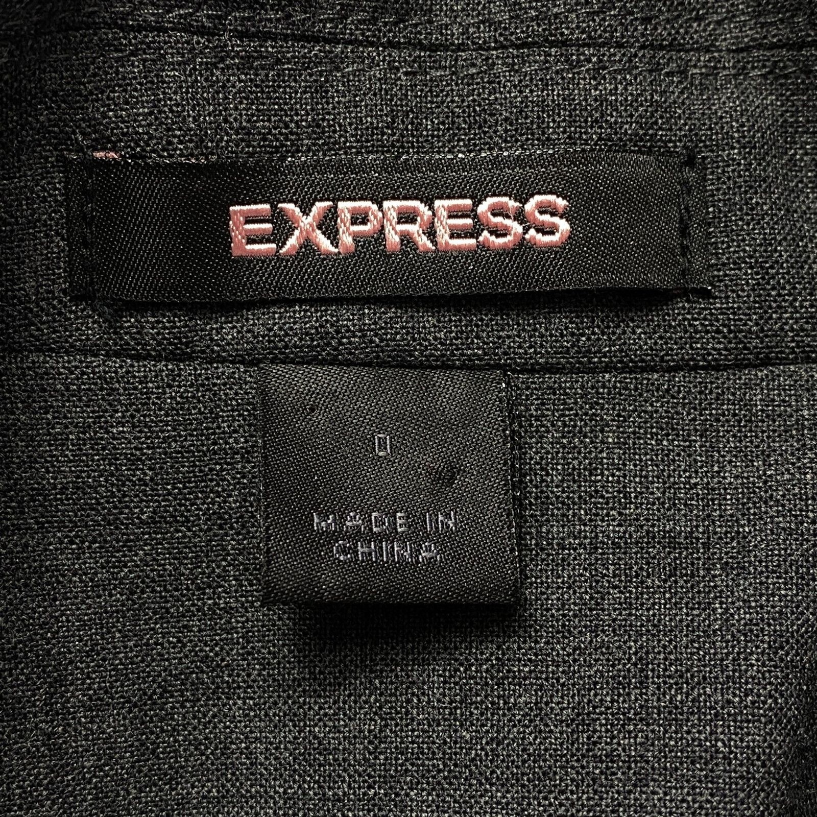 Express Stretch Wool One Button Blazer Women's Si… - image 3