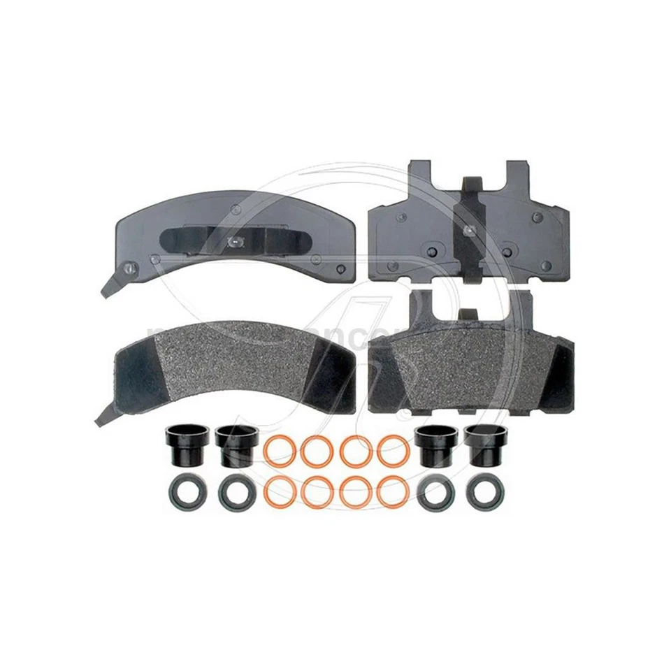 Juego de pastillas de freno de disco delanteras rotor de freno de disco para Chevrolet K1500 1988-1999 Foto 3 de 4