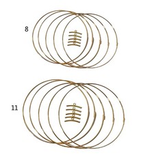 5Pcs Dream Catcher Circle Ring Floral Hoop for DIY Wall Hanging Easy Use