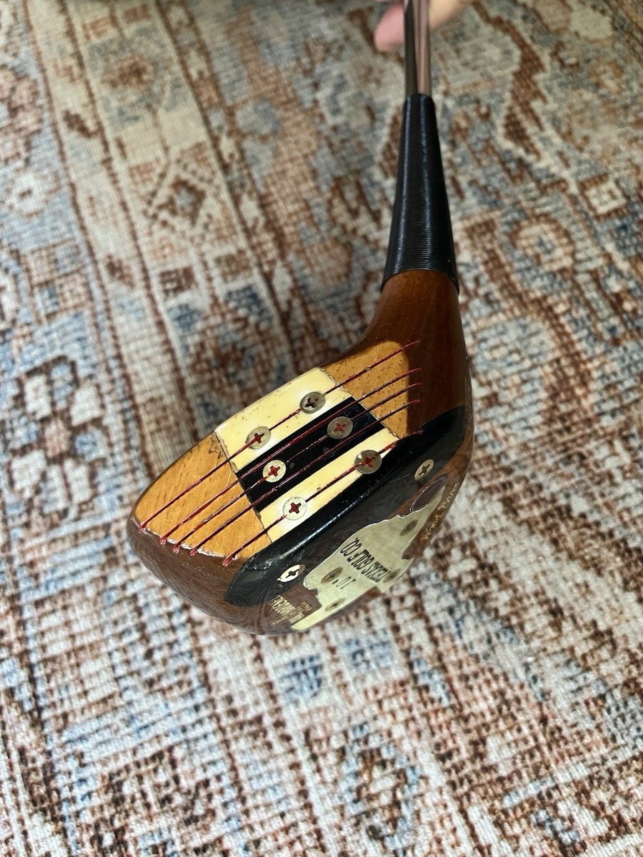 RARE* Wood Bros Texas Golf Co Persimmon Driver - DG S300 Stiff