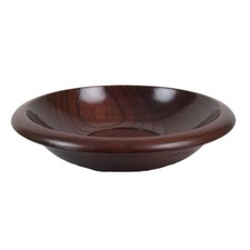 Platillo japonés de madera con laca cepillada Zelkova Chataku posavasos marrón L465