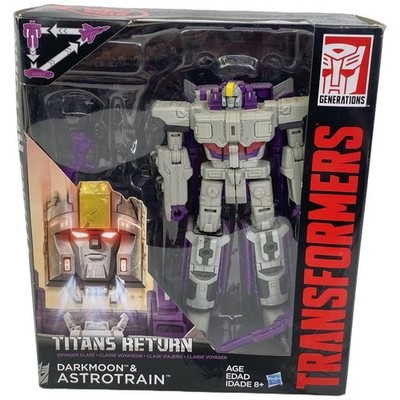 Transformers Titans Return Darkmoon & Astrotrain Complete Figure Voyager Class