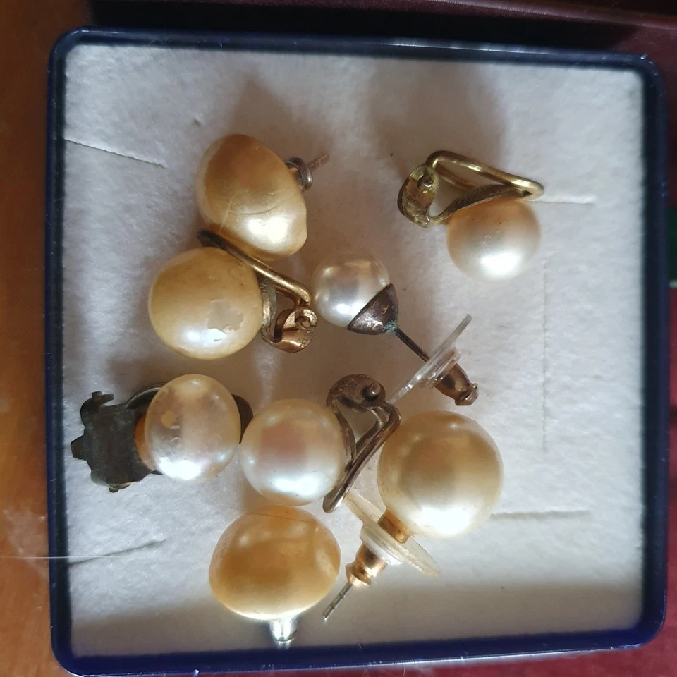 Modeschmuck Konvolut 80 Jahre+ Co. Teils Viel älter. Schmuck Fundus - Bild 3 von 4