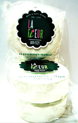 Bath Body Works LA FLEUR Amour Bath Fizzy, Bath Bomb, 4 oz/113 g, NEW x 3