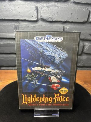 CASE ONLY NO GAME Lightening Force: Quest for the Darkstar (Sega Genesis, 1992)