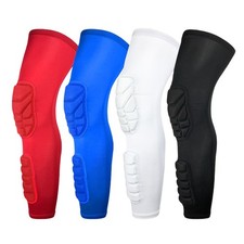 2 PCS Knee Pads Basketball Long Sleeve Leg Cover Anti-collision Protective Gear