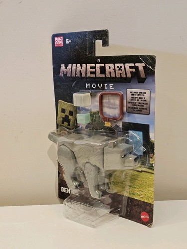 DENNIS THE WOLF A MINECRAFT MOVIE 4" Inch ORB Mattel 2025! Figure BRAND NEW! US! - Picture 4 of 11