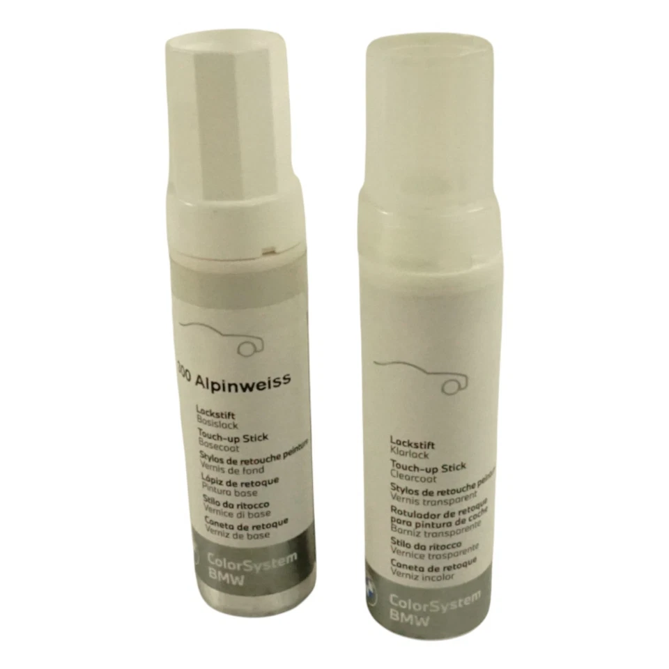Brand New Original BMW Paint pen set Alpin white [300] 2x12ml 51910301918 - Image 4 of 4