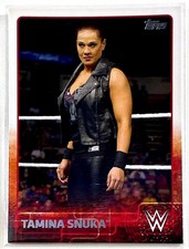 2015 Topps WWE #76 Tamina Snuka Trading Card FREE SHIPPING
