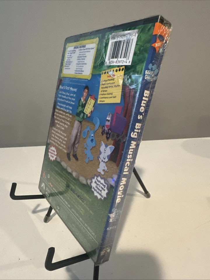 Blue's Clues DVD Blue's Big Musical Movie New Sealed Foto 3 de 4