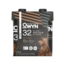 OWYN Pro Elite Protein Shake, Chocolate, 4 Ct, 32g *11/Dec/2025*