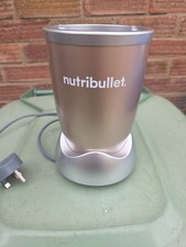 NutriBullet Pro 900W Smoothie Maker 9 Piece Set with Book - Champagne