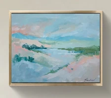 Original Impressionist Painting on 11 in x14 in Canvas - Signed by the Artist