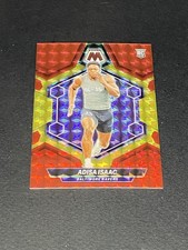 2024 Panini Mosaic - Rookies Adisa Isaac #374 Choice Fusion Red & Yellow Mosaic