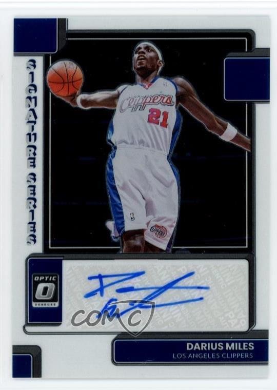 2022-23 Panini Donruss Optic Signature Series Darius Miles #SS-DML Auto 1r5g