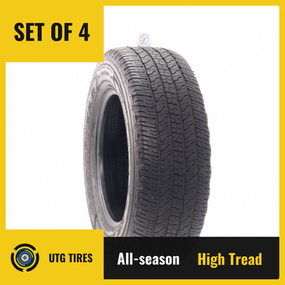 Set of (4) Used 255/65R17 Goodyear Wrangler Fortitude HT 110T - 8-9.5/32