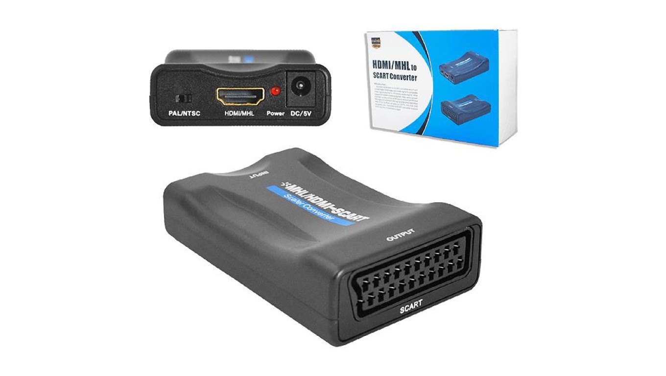 HDMI SCART/ EURO 1080p LXHD127 Audio Video Converter