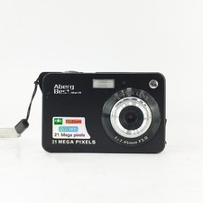 Aberg Best Abcam 218 – 21.0MP Compact Digital Camera – Black – Tested & Working