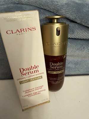 Clarins Double Serum Light Texture 50ml 1.7 oz Anti-Aging Serum NEW