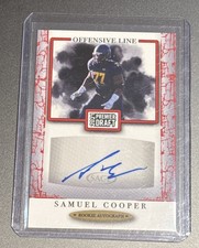 2021 Sage Premier Draft - Autographs Samuel Cooper #A187 Red (AU, RC)