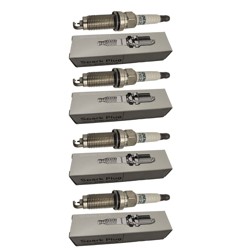 4PCS 22401-ED71B FXE20HE11 Iridium Spark Plug For Nissan Versa 2009-2010 1.6L L4