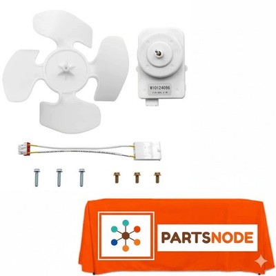 6147591-C For KitchenAid Refrigerator Condenser Fan Motor Kit Set Part # Model
