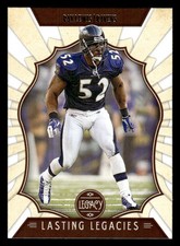 2019 Panini Legacy #LL-RL Ray Lewis Lasting Legacies RAVENS