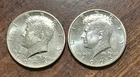 1973 PD Kennedy Half Dollars - Two great coins from mint sets
