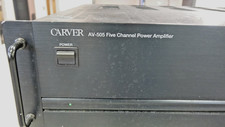 Carver AV-505 5 channel power amp RATED 80 WATTS ALL CHANNEL DRIVEN.  WARRANTY
