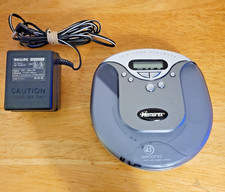 Memorex Personal CD Player MD6445 Ultra Anti-Shock 2002 w/Power Cord Tested