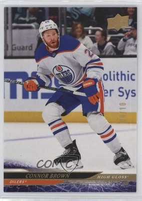 2024-25 Upper Deck Extended Series High Gloss 8/10 Connor Brown #556 nu8