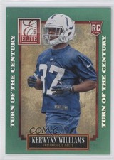 2013 Panini Elite Rookie Turn of the Century 186/199 Kerwynn Williams #153 1b9