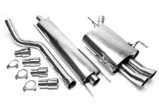 Ta Technix Gr. A Edelstahl Auspuffanlage +ABE für Opel Corsa C 2x76DTM