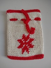 Sacchetto Natalizio Stella Porta Dolcetti  Gift Card, Fatto A Mano All'uncinetto