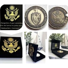 DOE US Department of ENERGY US Government Bronze Plated-Challenge Coin USA