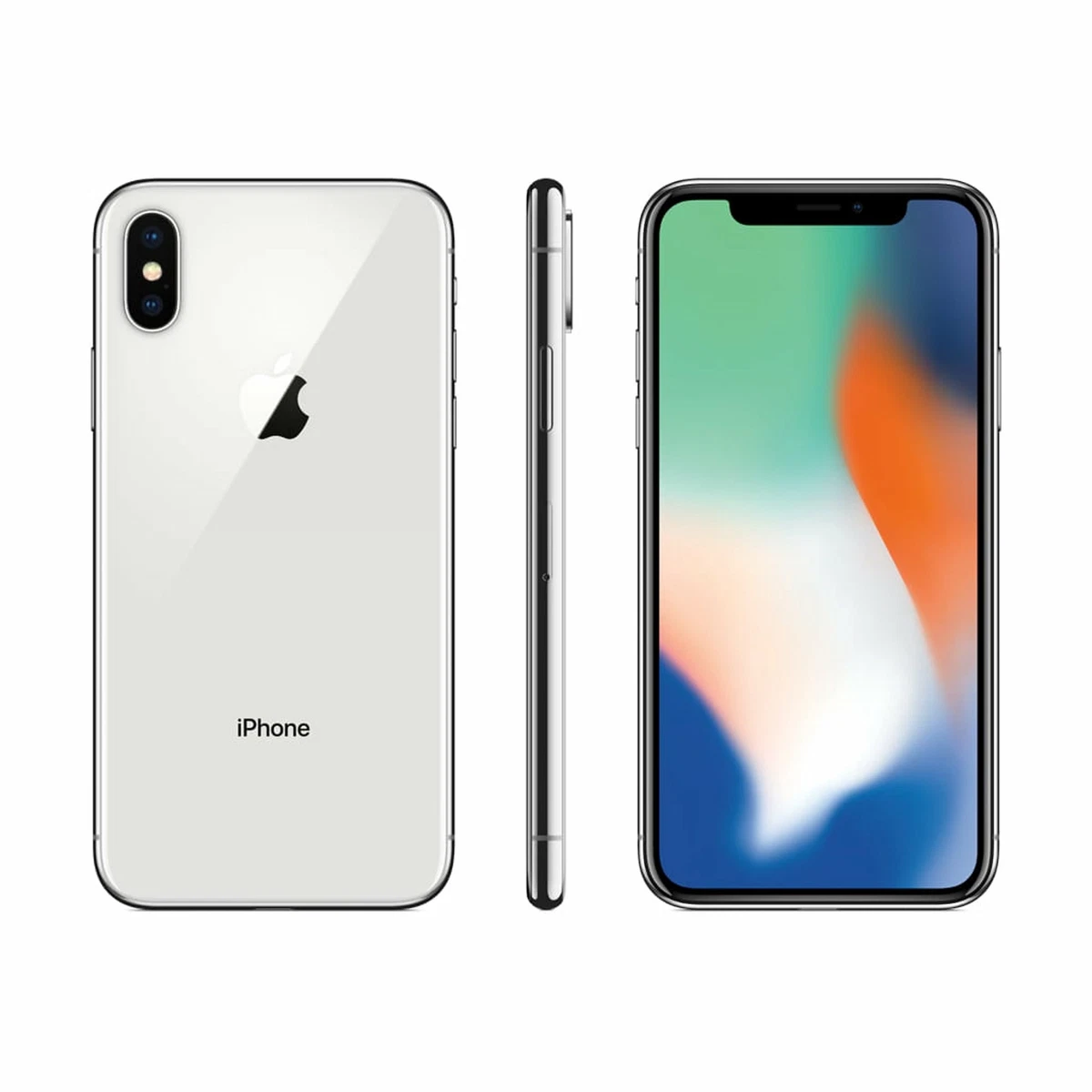 Apple iPhone X 64GB AT&T Only Smartphone - Silver MQA62LL/A