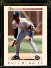 1992 Classic Update White Travel Edition - #T61 Fred McGriff