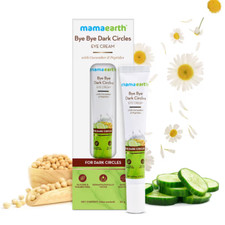 Mamaearth Bye Bye Dark Circles Eye Cream with Cucumber and Peptides - 20 ml