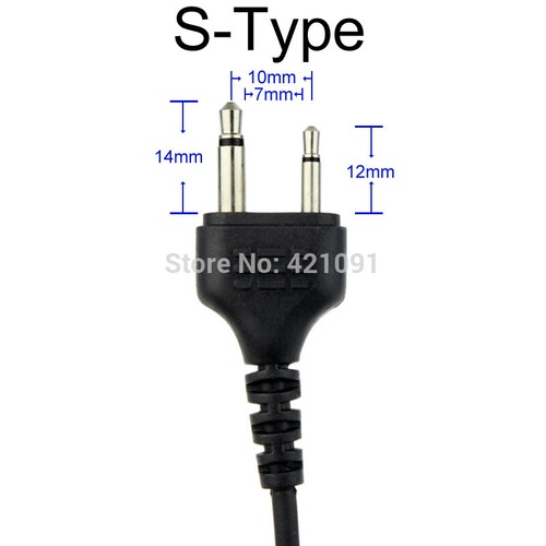 Słuchawki Zestaw słuchawkowy Mic do ICOM IC-V8 IC-V82 Cobra Vertex VX-200 Walkie Talkie - Zdjęcie 5 z 6
