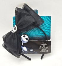 Disney Tim Burton s The Nightmare Before Christmas Jack Skellington Headband Bow