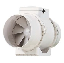 Xpelair 93078AW XIMX100 Standard Mixed Flow Inline Extractor Fan White